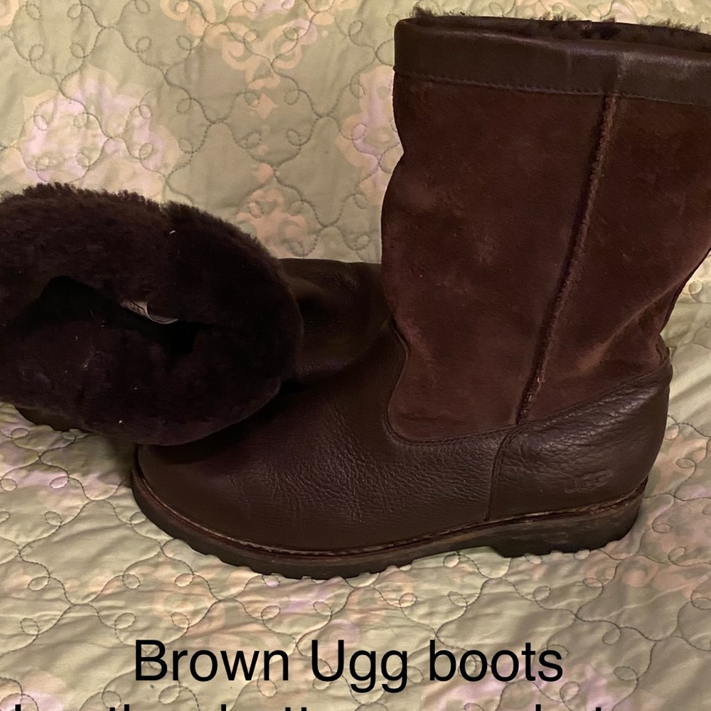 Brown Ugg boots